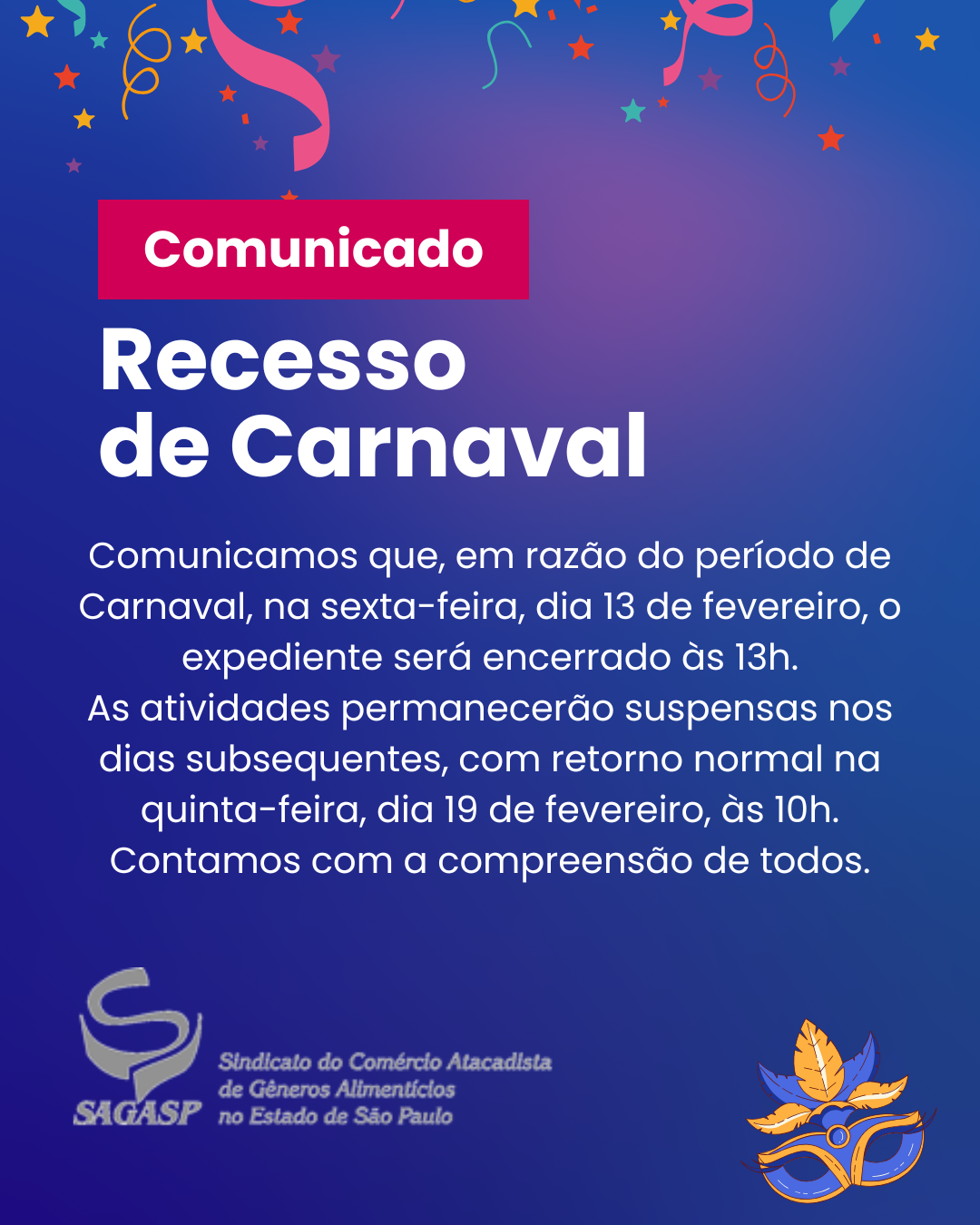 Recesso Carnaval